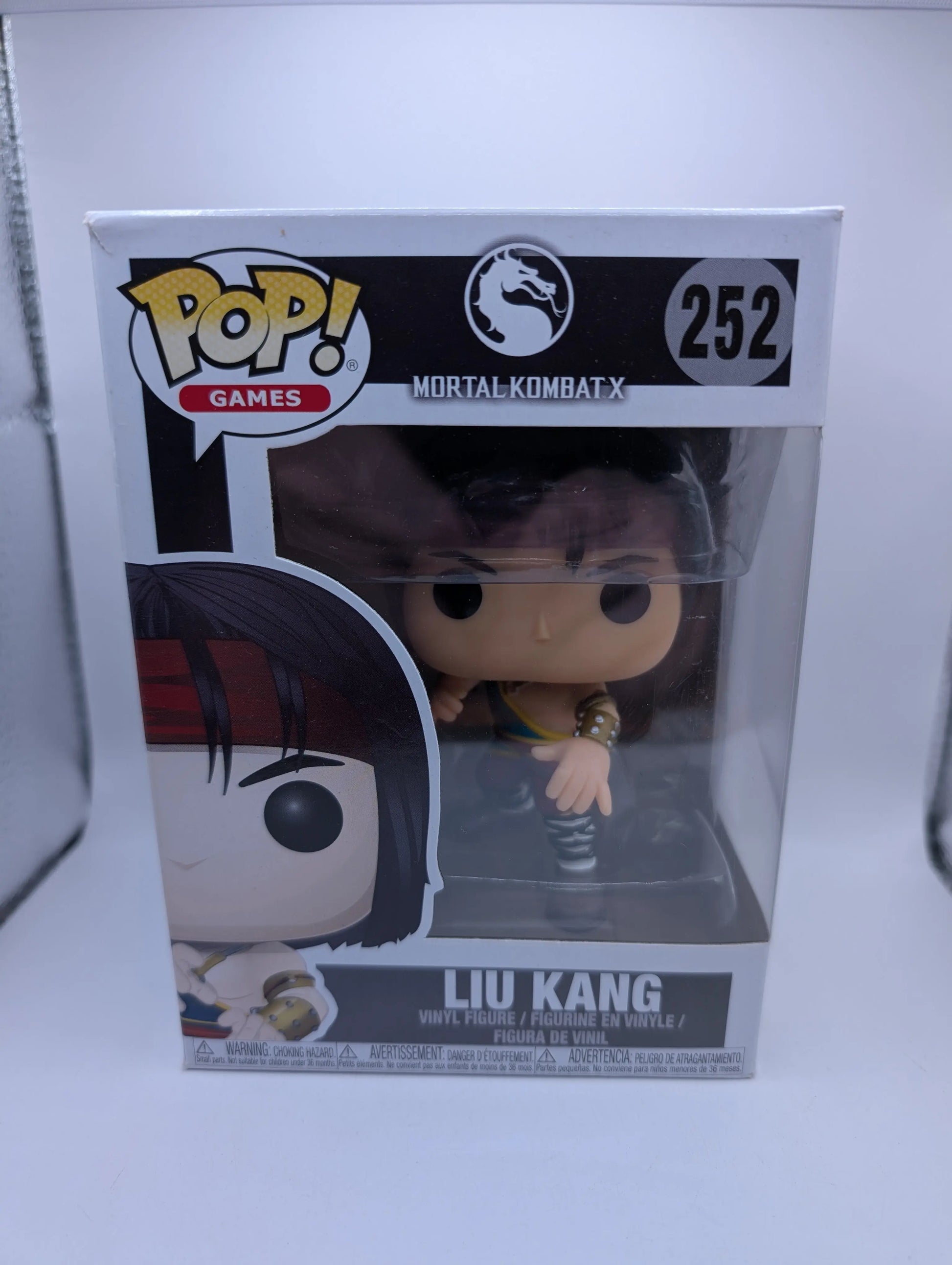 Mortal Kombat X Liu Kang Pop! Vinyl Figure #252 FRENLY BRICKS - Open 7 Days