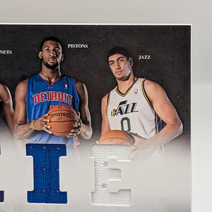 2012-13 Panini Preferred RC Booklet Jersey Anthony Davis Drummond #'d/249 FRENLY BRICKS - Open 7 Days