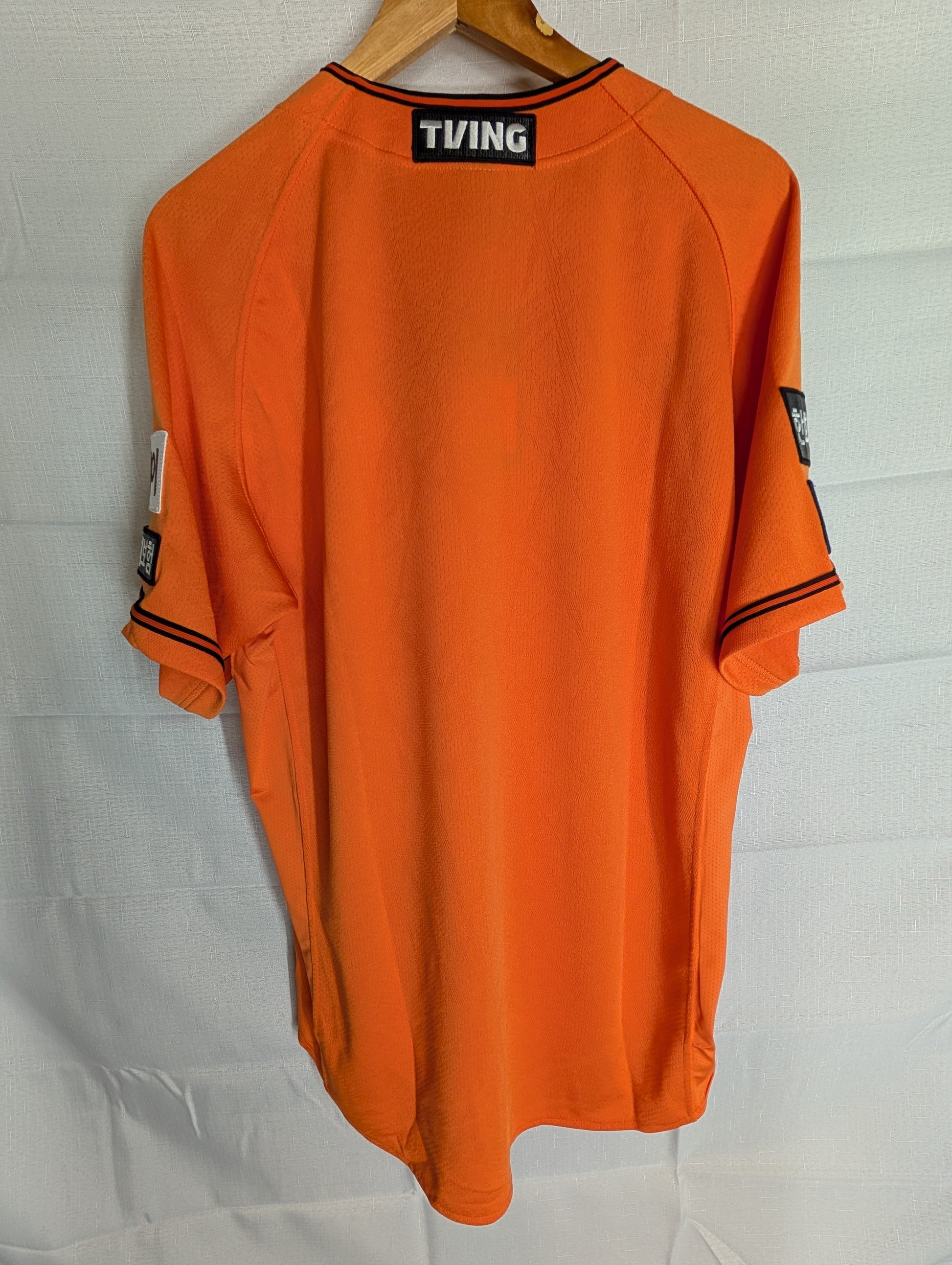KBO Spyder Hanwha Eagles 2024 Authentic Orange Home XXL Jersey