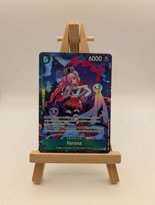Perona Alt Art OP14-033 SR The Azure Sea's Seven ONE PIECE TCG English FRENLY BRICKS - Open 7 Days