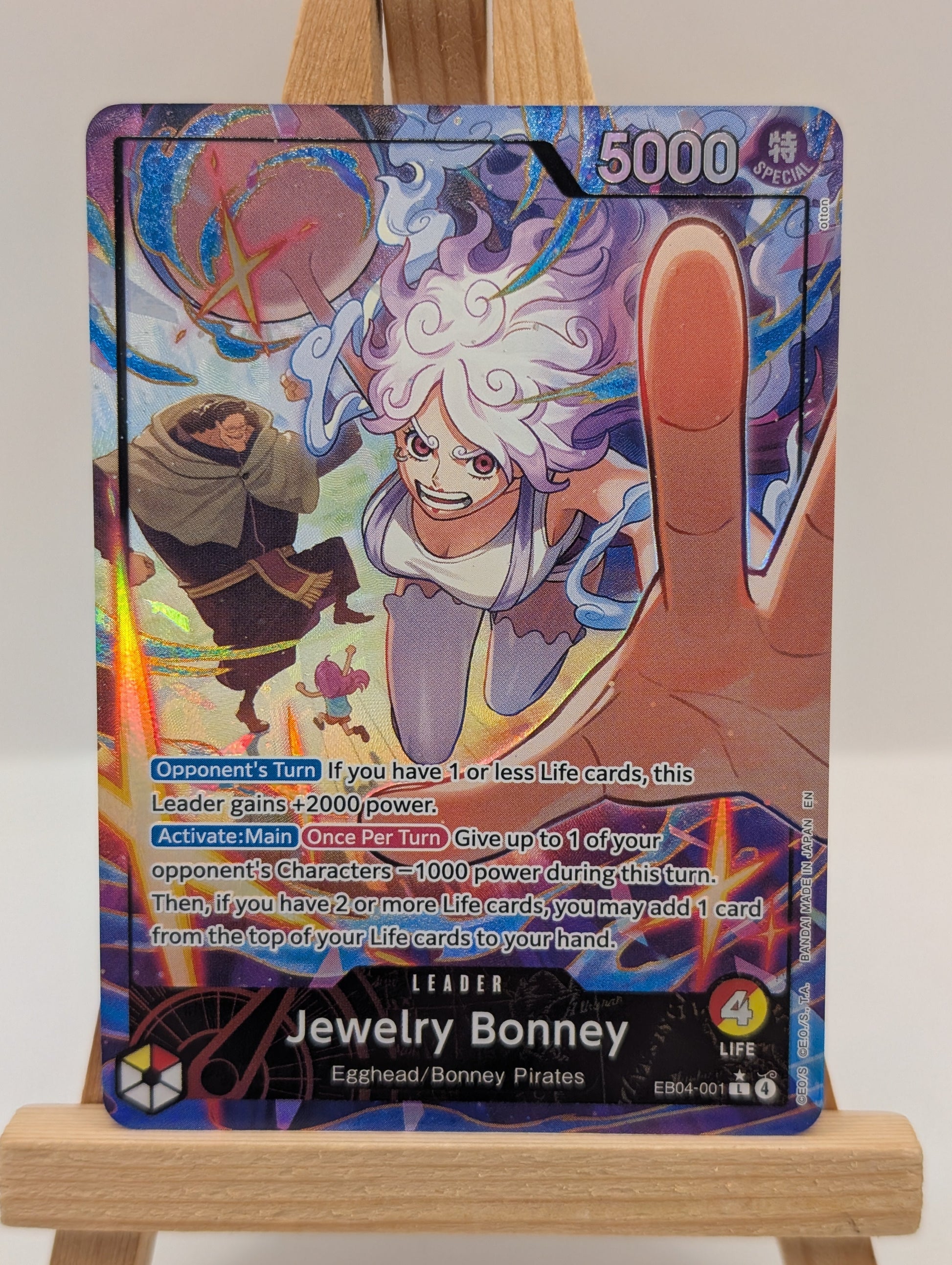 Jewelry Bonney EB04-001 Leader (Alt Art) ENGLISH One Piece NM FRENLY BRICKS - Open 7 Days