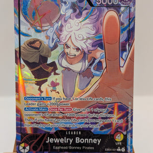 Jewelry Bonney EB04-001 Leader (Alt Art) ENGLISH One Piece NM FRENLY BRICKS - Open 7 Days