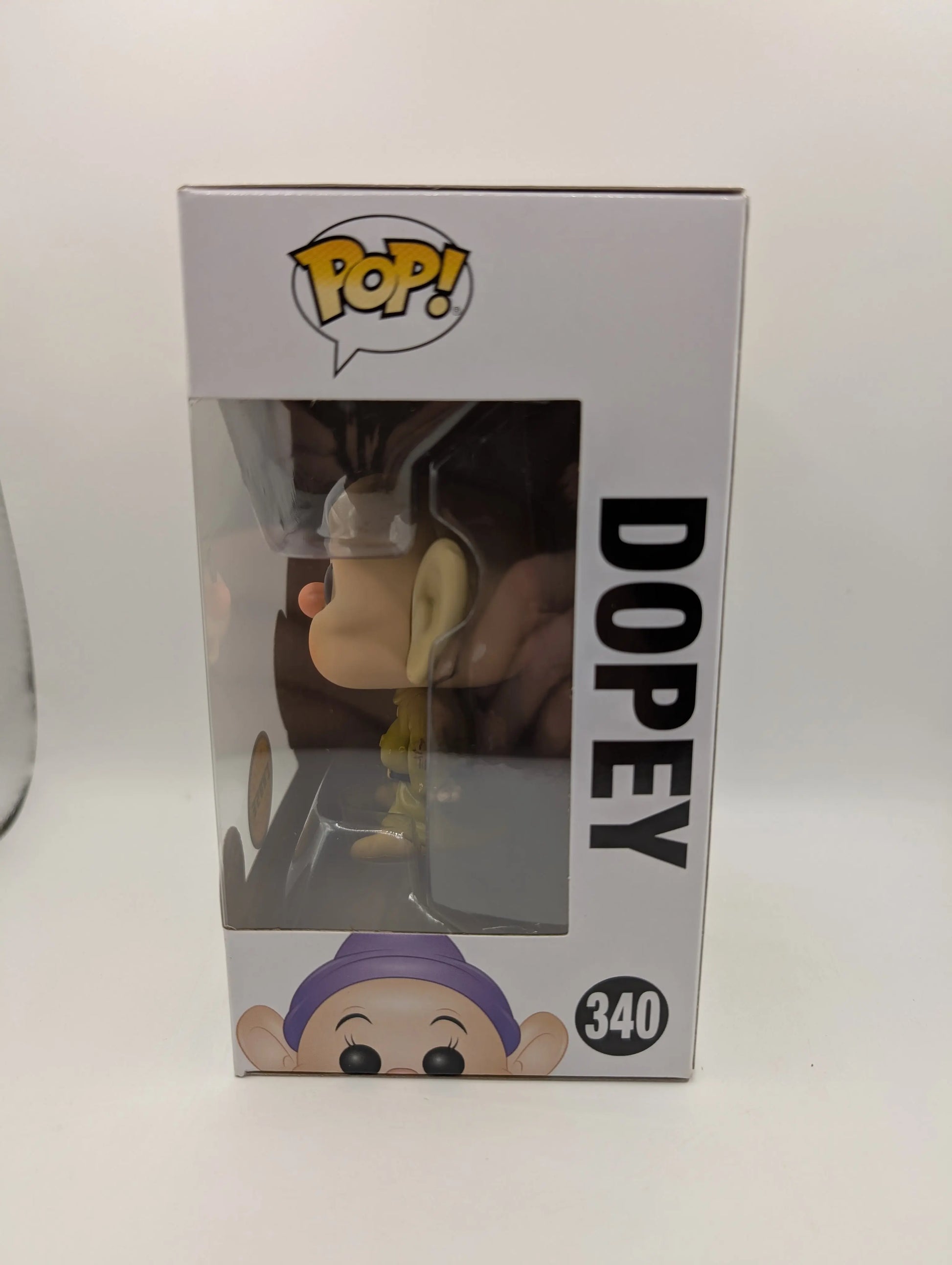 Funko Pop Vinyl Disney Snow White & The Seven  Dwarfs Dopey #340 Chase FRENLY BRICKS - Open 7 Days
