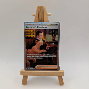 Giovanni's Charisma 204/165 SV: Scarlet & Violet 151 - Pokemon Card FRENLY BRICKS - Open 7 Days