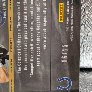 2021 Panini Select Football Sam Ehlinger Certified RC #SCR-25 Colts FRENLY BRICKS - Open 7 Days