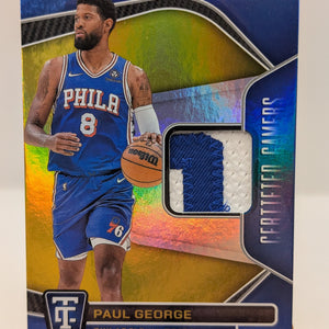 2024-25 Totally Certified Paul George Gamers Patch GOLD /10 FRENLY BRICKS - Open 7 Days
