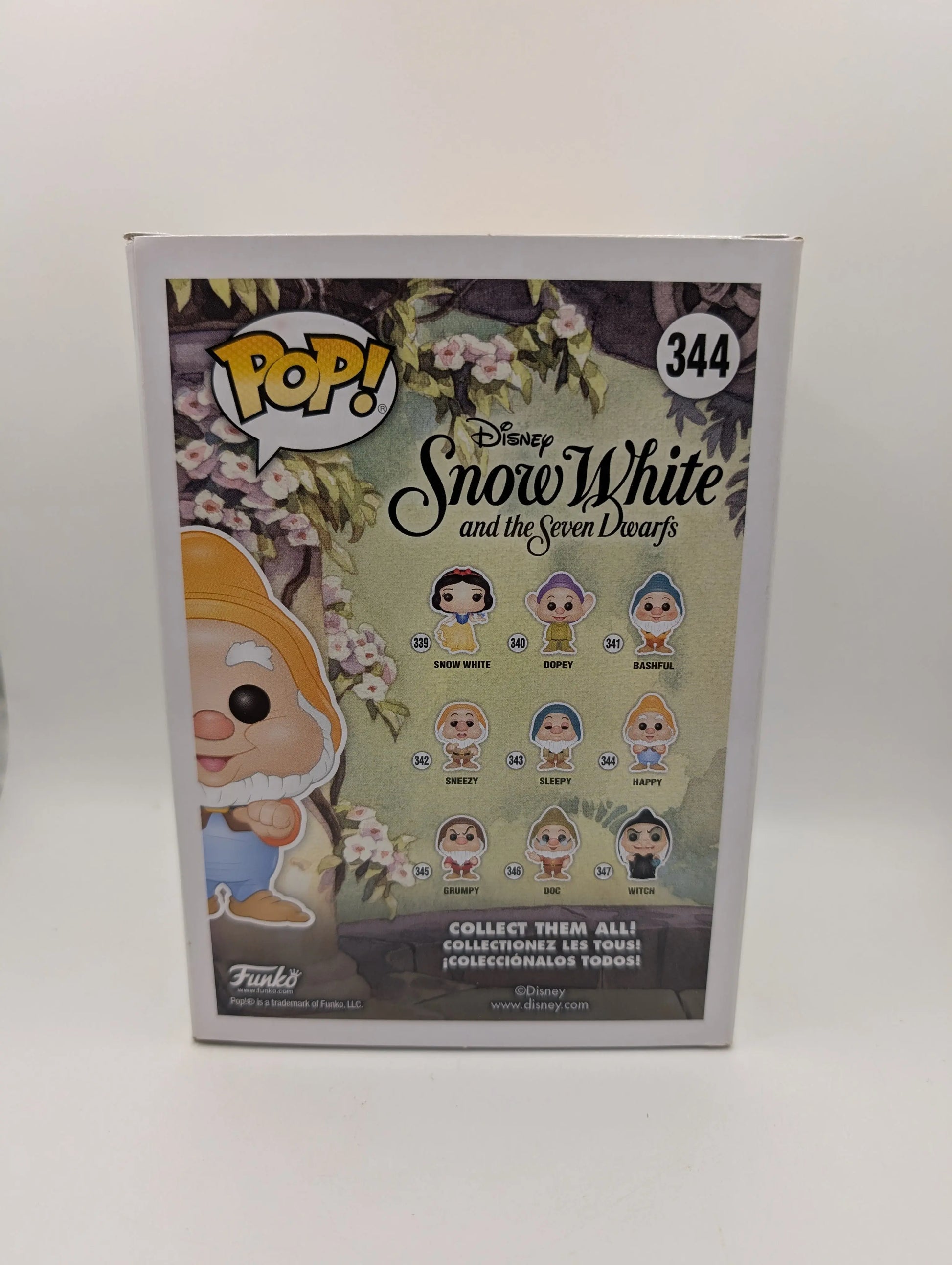 Funko POP! Disney Snow White and The Seven Dwarfs - Happy #344 FRENLY BRICKS - Open 7 Days