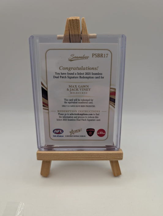 Max Gawn & Jack Viney - Melbourne Demons - Signature Redemption - /35 Seamless FRENLY BRICKS - Open 7 Days