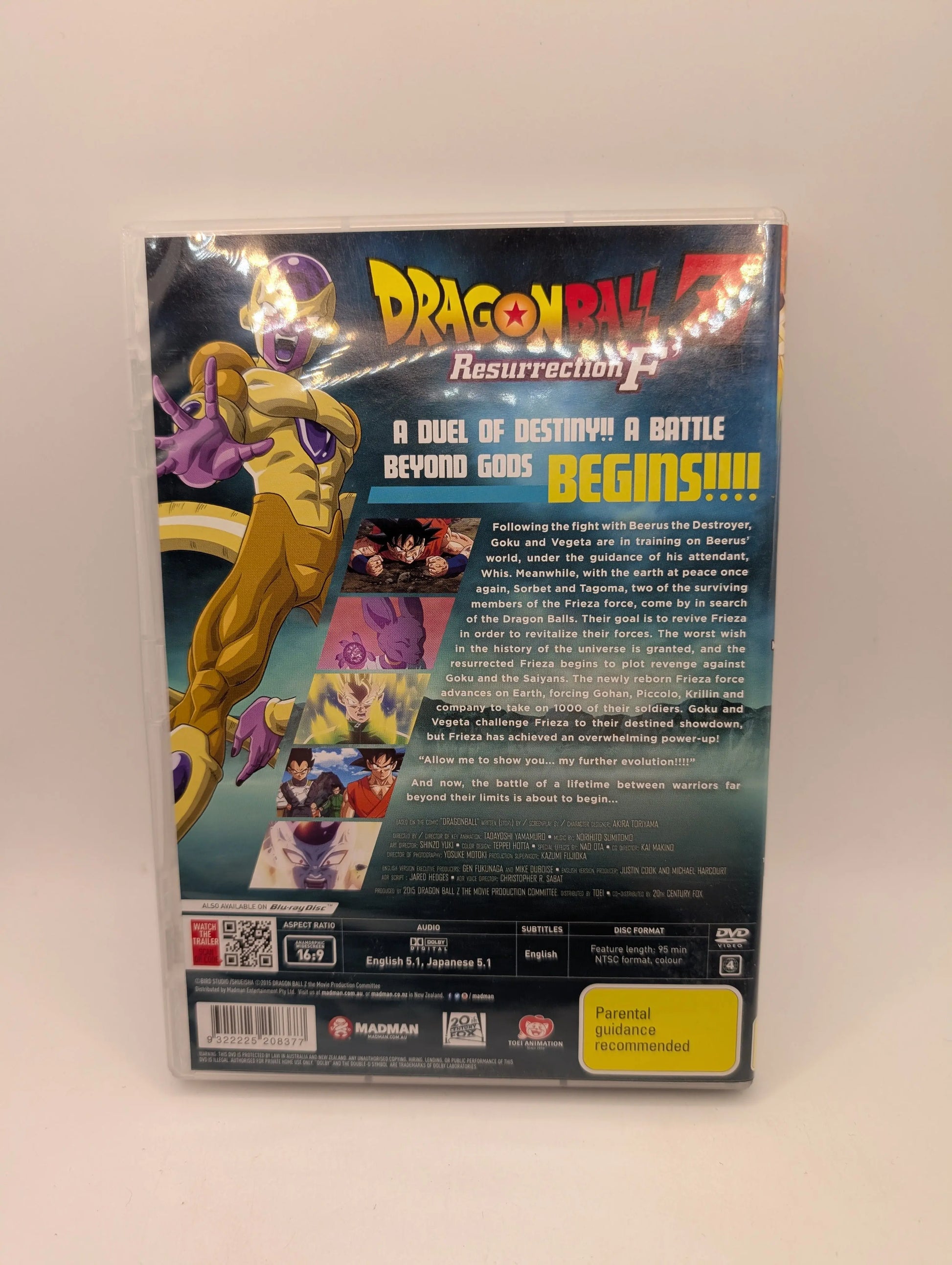 Dragon Ball Z Resurrection F - DVD FRENLY BRICKS - Open 7 Days