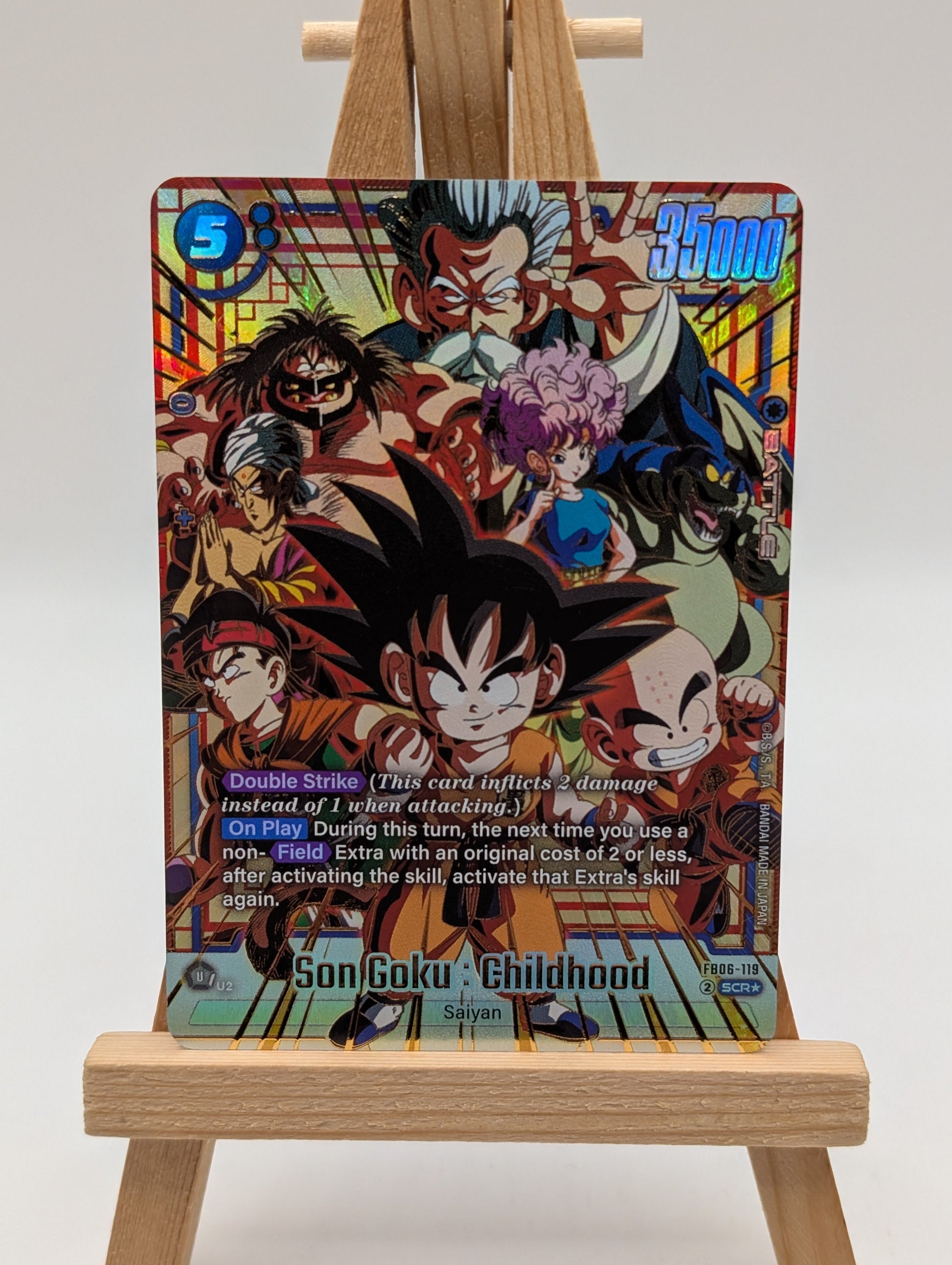 Son Goku : Childhood FB06-119 SCR* Alt Art DBS Fusion World Rivals Clash FRENLY BRICKS - Open 7 Days