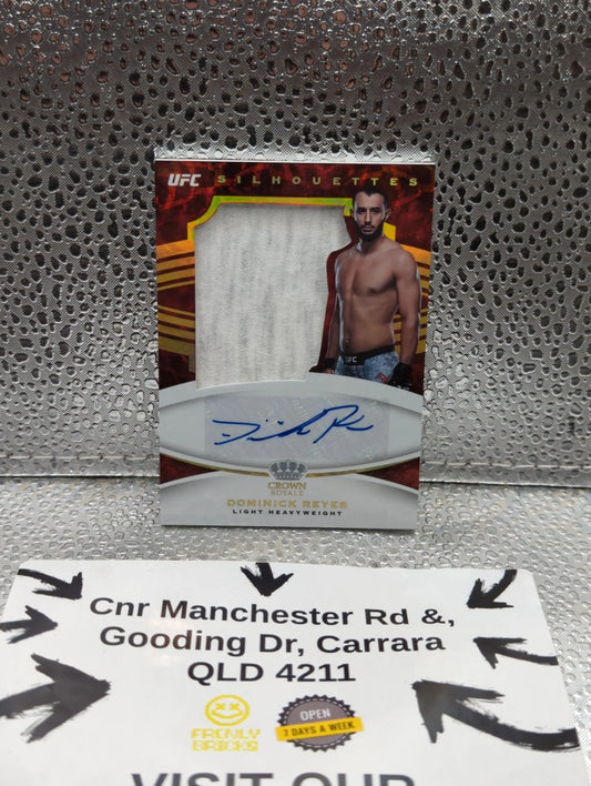 2021 Panini Crown Royale - UFC Silhouettes PATCH AUTO - Dominick Reyes FRENLY BRICKS - Open 7 Days