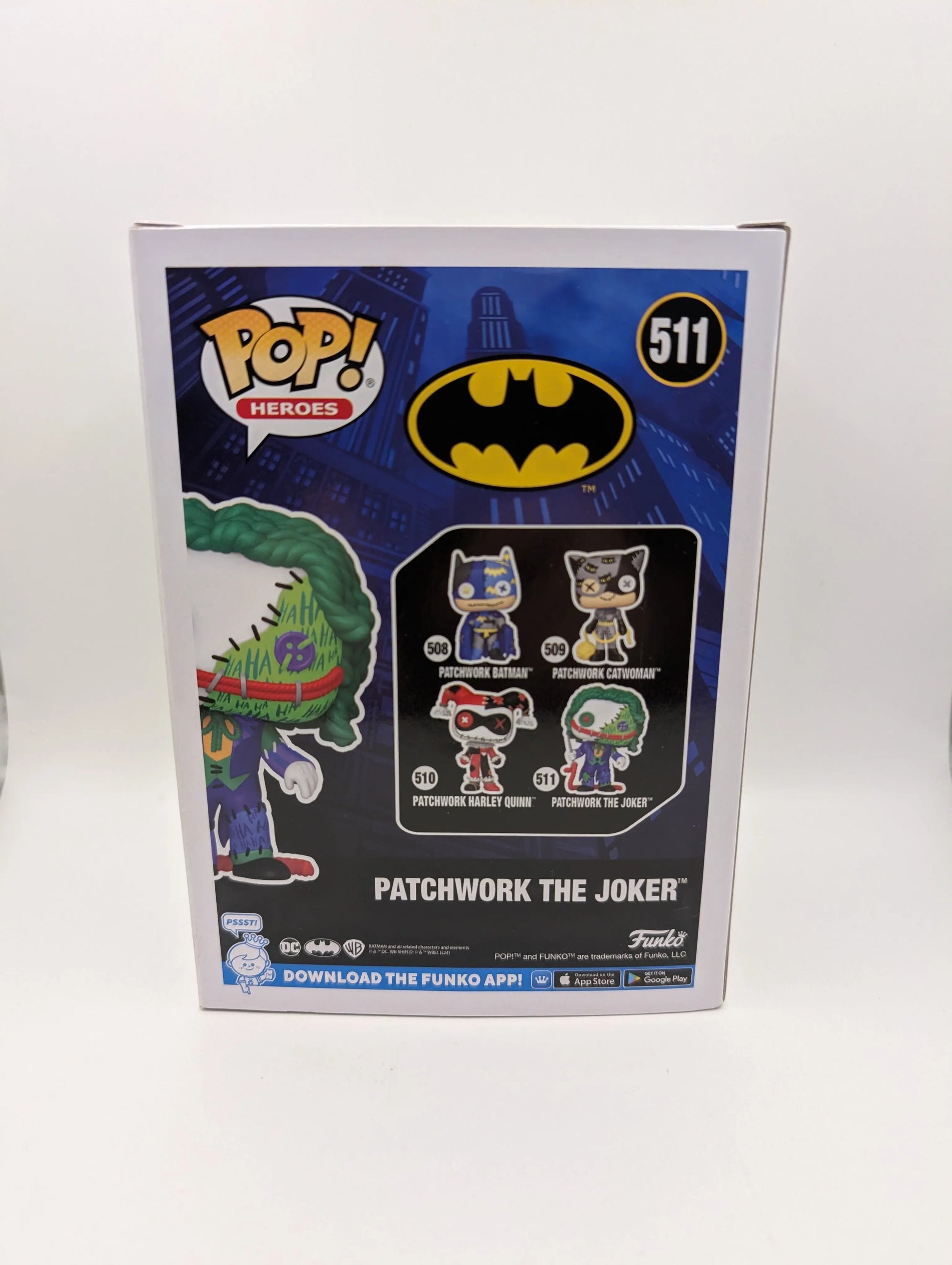 DC Comics - Patchwork The Joker Pop! Vinyl Figure #511 FRENLY BRICKS - Open 7 Days