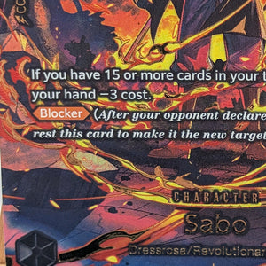 One Piece TCG - Sabo (SP) PRB02-014 - OP15 - Adventure on Kami's Island FRENLY BRICKS - Open 7 Days