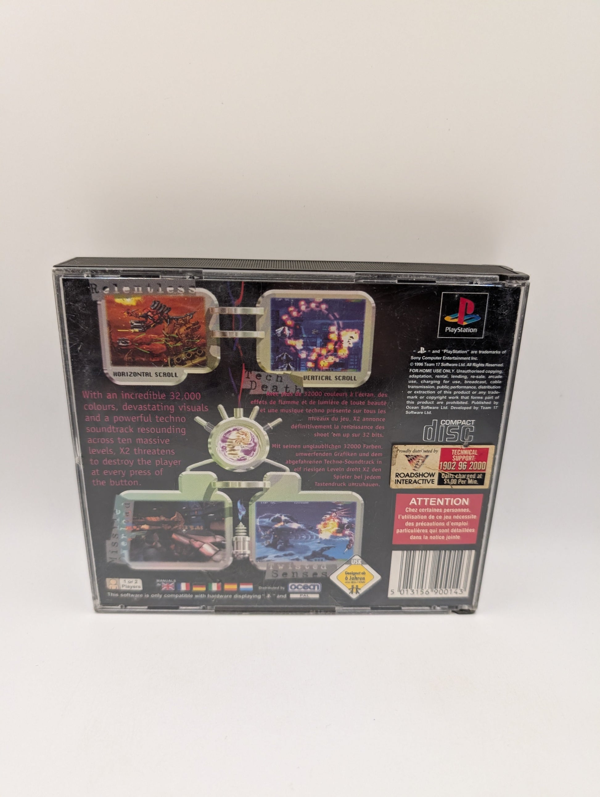 Project X-2 No Relief (Complete Manual) PlayStation 1 PS1 PAL X 2 FRENLY BRICKS - Open 7 Days