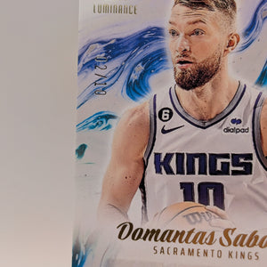 2022-23 DOMANTAS SABONIS /10 AUTO PANINI CHRONICLES LUMINANCE INK AUTOGRAPHS FRENLY BRICKS - Open 7 Days