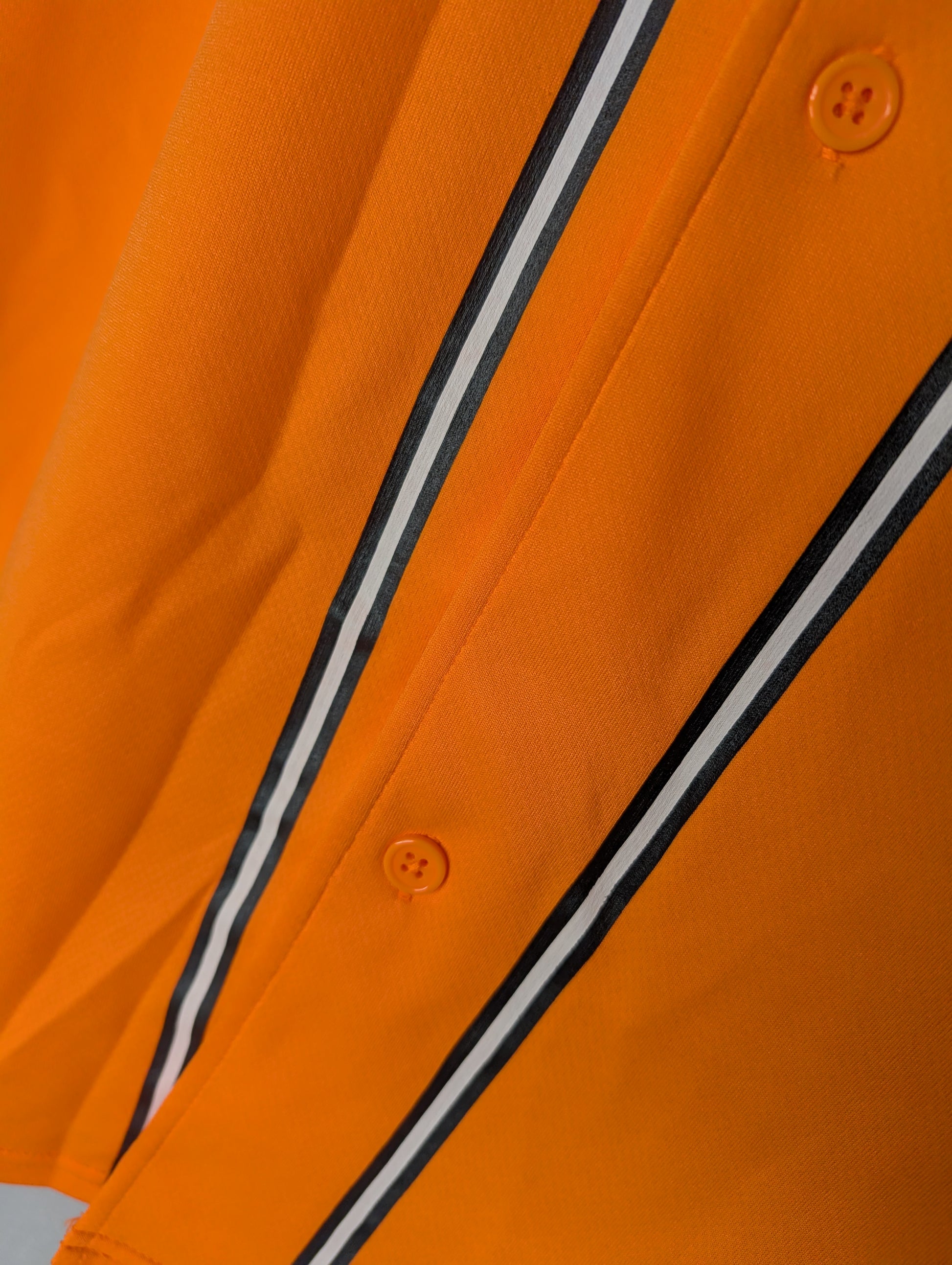 Nippon Baseball Adidas Yohiuri Giants Orange Blank Jersey Large