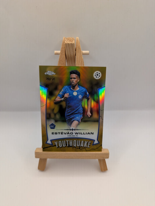 Estevao Willian Chelsea FC SP Youthquake bookend /50 RC Topps Chrome UCC 2026 FRENLY BRICKS - Open 7 Days