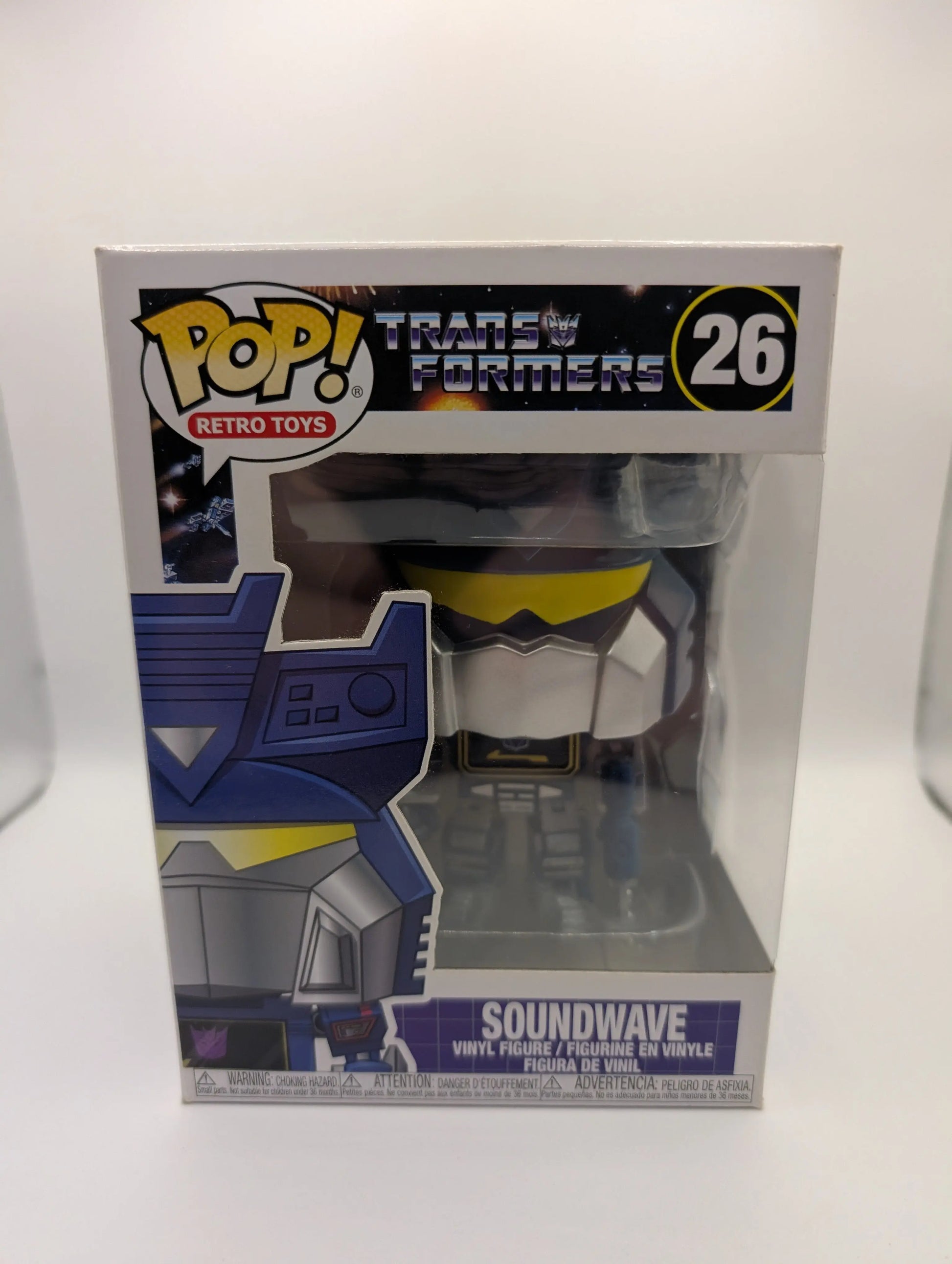 FUNKO POP! Soundwave #26 Transformers Retro Toys Vinyl Figure FRENLY BRICKS - Open 7 Days