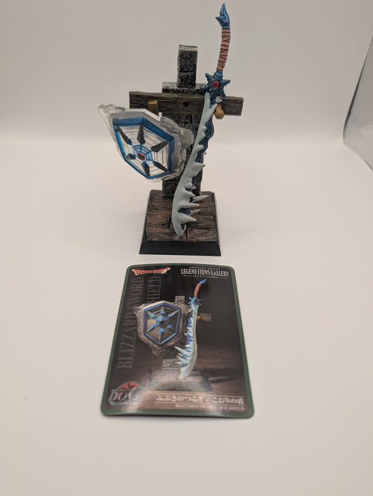 Legendary Items Gallery: Blizzard Sword / Ice Shield DRAGON QUEST FRENLY BRICKS - Open 7 Days