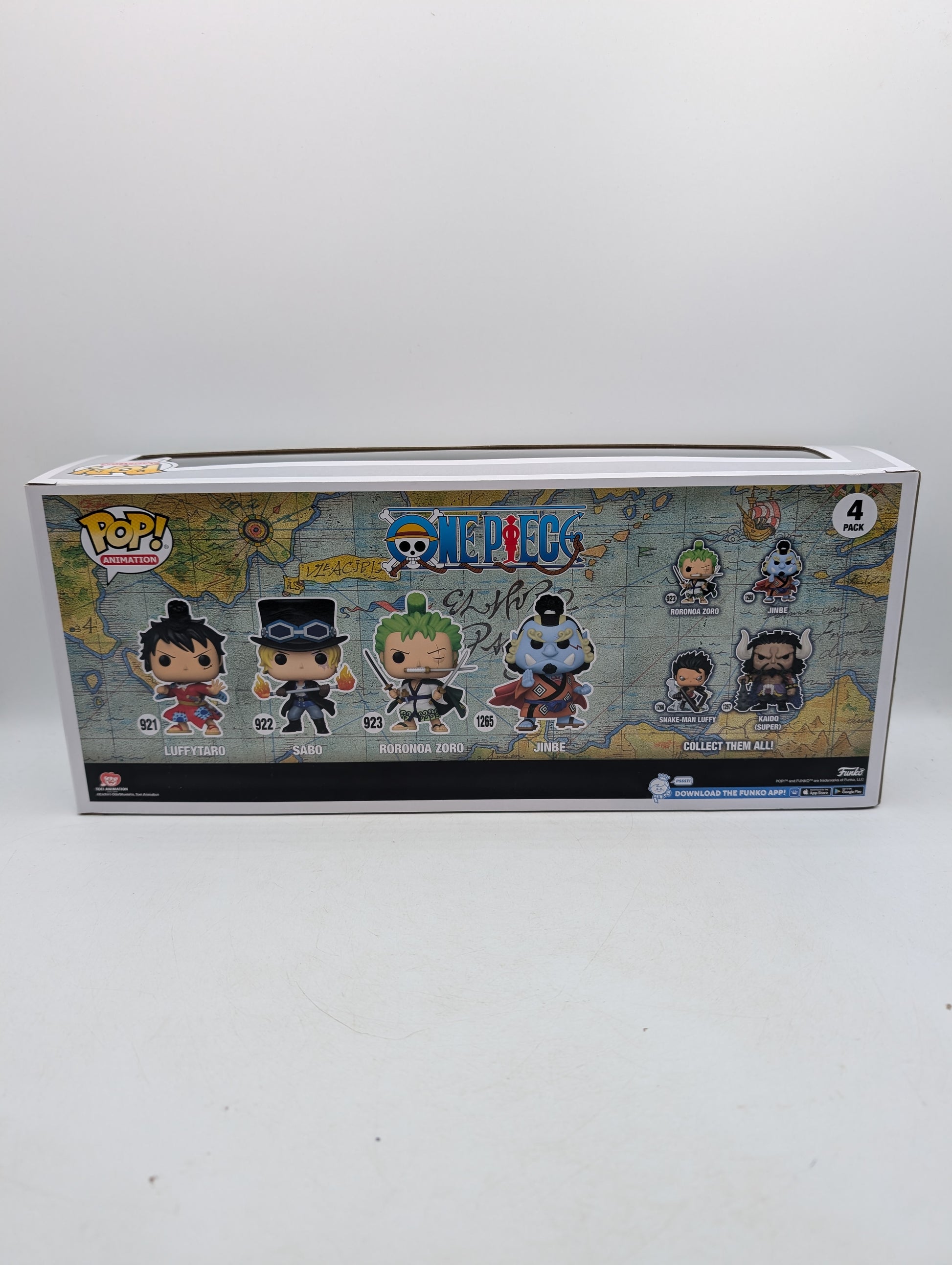 Funko POP! Animation One Piece Luffytaro Sabo Roronoa Zoro Jinbe (4pack) image 5