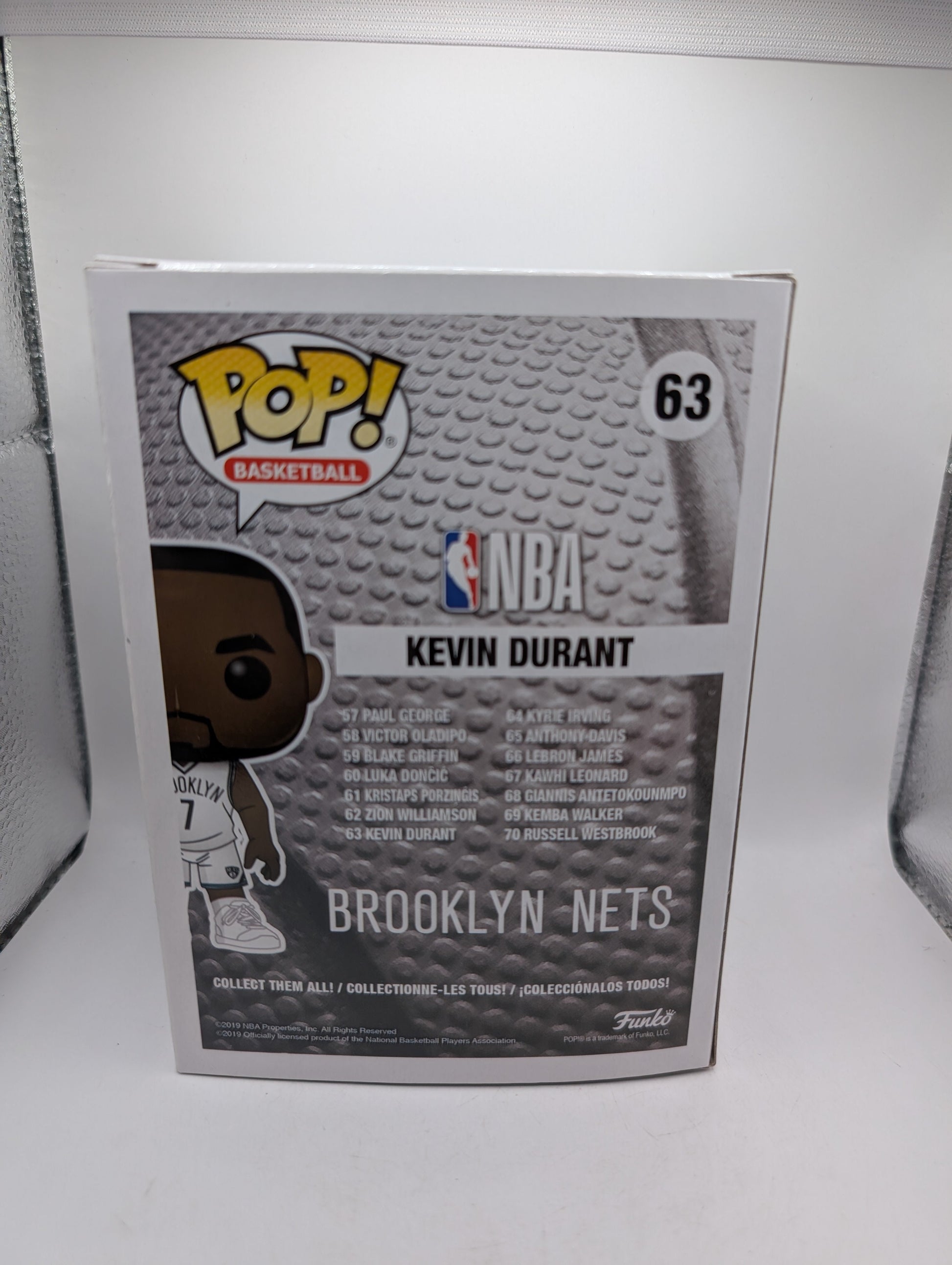Kevin Durant Brooklyn Nets Nba Funko Pop Vinyl 63 FRENLY BRICKS - Open 7 Days