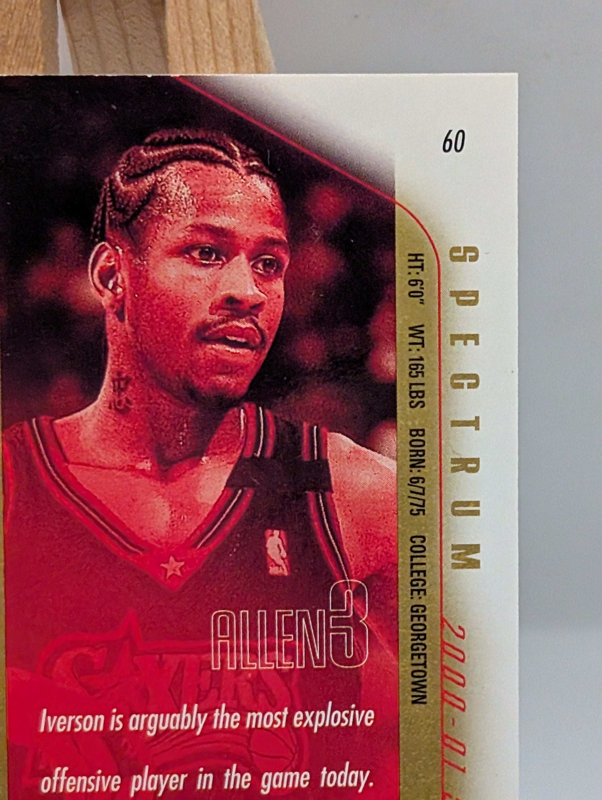 Allen Iverson [Spectrum] #3 2000 Spx /25 NBA FRENLY BRICKS - Open 7 Days