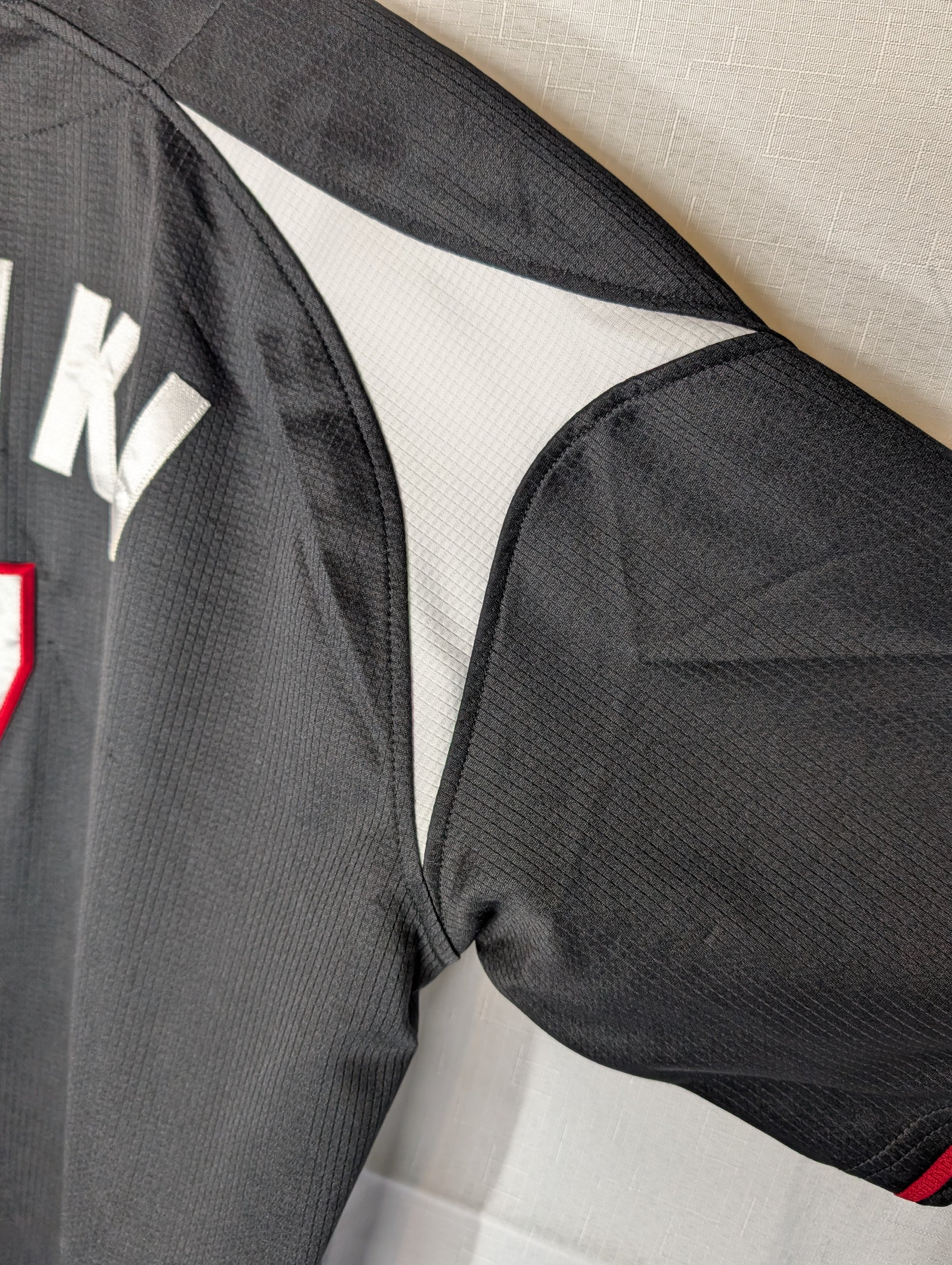 Nippon Baseball Chiba Lotte Marines Away Black/Red 2014-2016 XL Jersey
