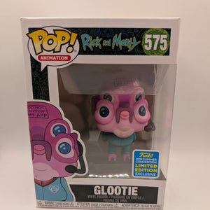 Funko Pop Rick & Morty - Glootie #575 - 2019 Summer Convention Exclusive FRENLY BRICKS - Open 7 Days