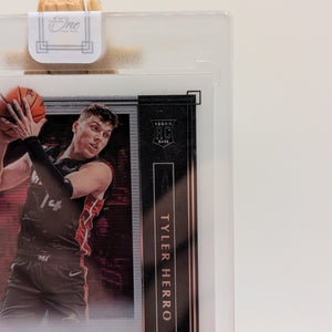 2019-20 Panini One & One Blue 34/49 Tyler Herro Rookie Auto #RA-THR BB2 FRENLY BRICKS - Open 7 Days