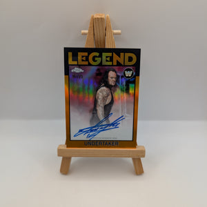 2026 Topps Chrome Undertaker Auto /25 Refractor WWE Signature FRENLY BRICKS - Open 7 Days