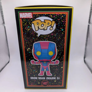 Funko Pop Infinity Saga Iron Man Mark 5 Blacklight #1407 FRENLY BRICKS - Open 7 Days