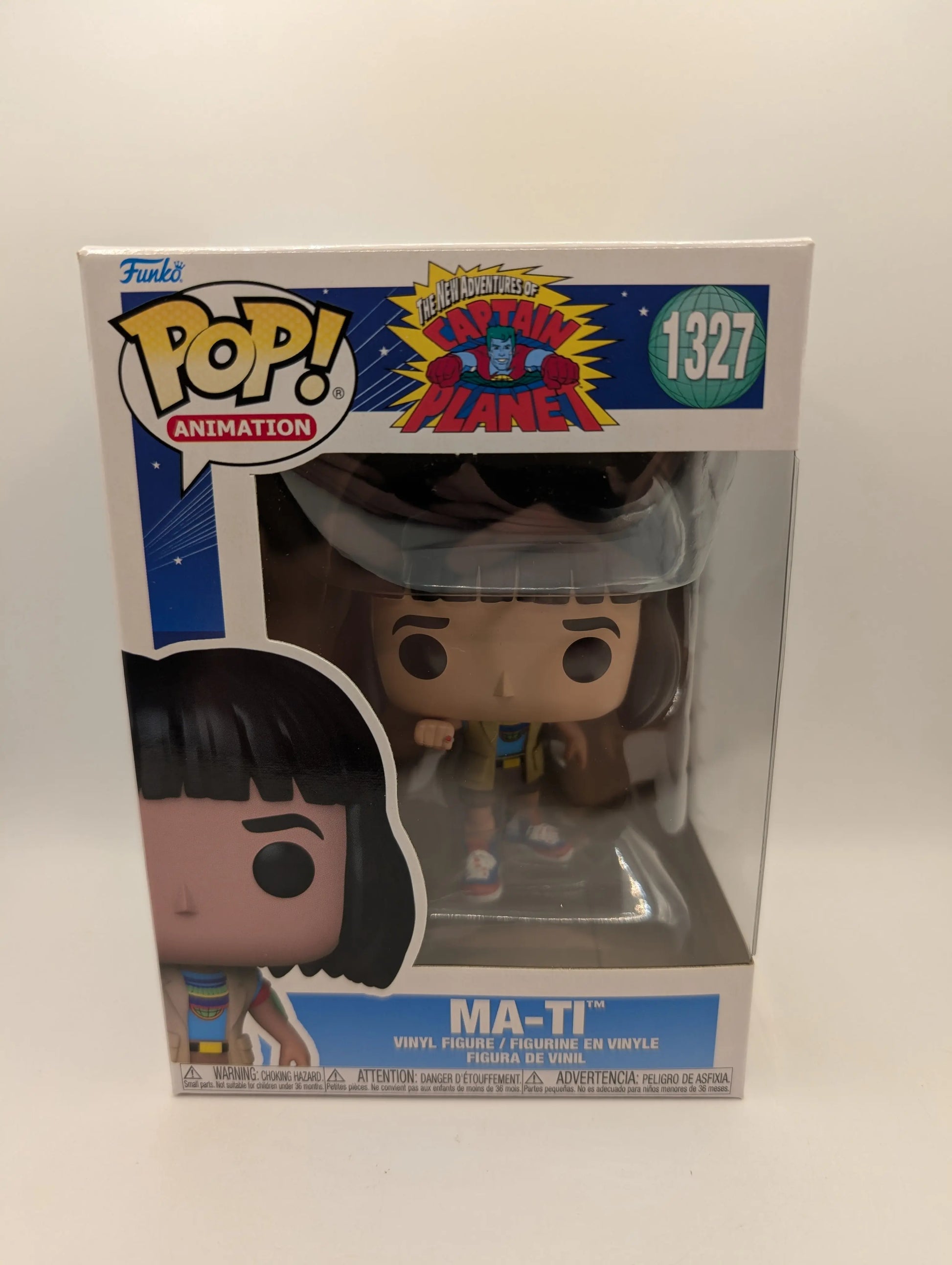 Funko POP! Animation Captain Planet - Ma-Ti  #1327 FRENLY BRICKS - Open 7 Days