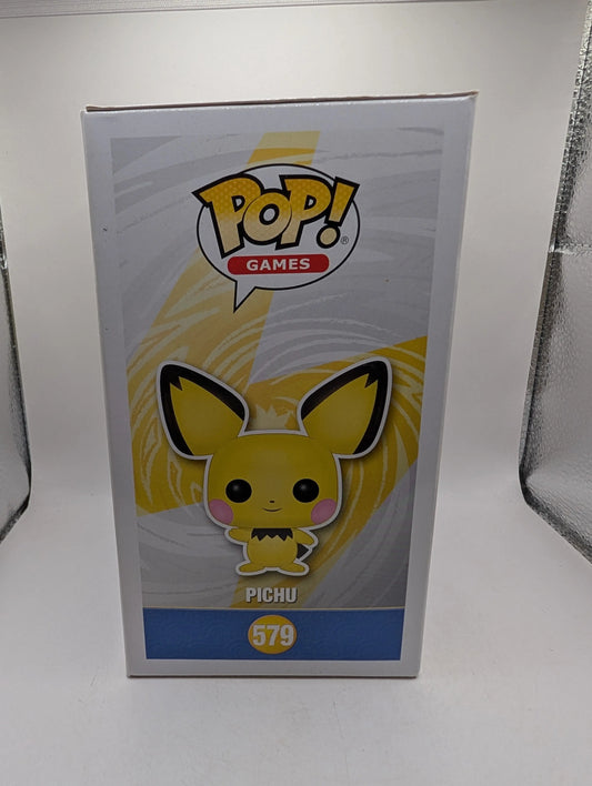 Pichu Pop 579 Flocked - Pokemon Funko Pop! Vinyl - 2020 Wonderous Conv FRENLY BRICKS - Open 7 Days