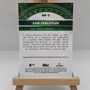 2026 Bowman Chrome Cam Schlitter RC Under the Radar Gold Auto /50 #UR-2 FRENLY BRICKS - Open 7 Days