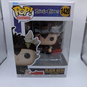 Animation Funko Pop - Black Asta - Black Clover - No. 1420 FRENLY BRICKS - Open 7 Days
