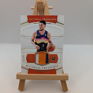 2021-22 National Treasures Devin Booker Material Treasures /25 Game Worn FRENLY BRICKS - Open 7 Days