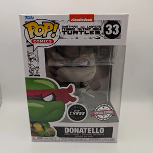Funko Pop!  Donatello #33 B&W Chase Teenage Mutant Ninja Turtles TMNT SE Excl FRENLY BRICKS - Open 7 Days