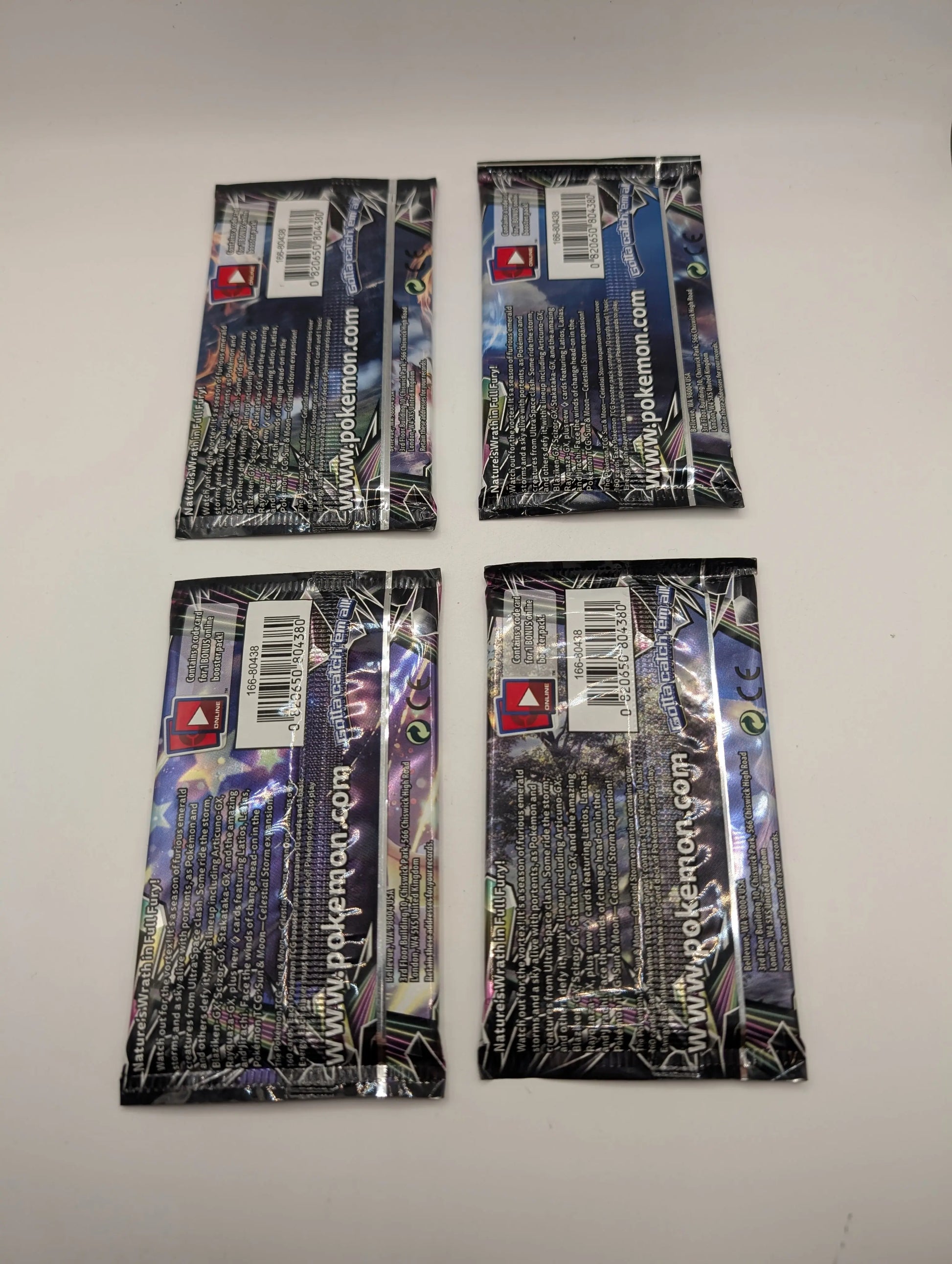 4 x Pokemon Celestial Storm Booster Packs (Art Set) FRENLY BRICKS - Open 7 Days