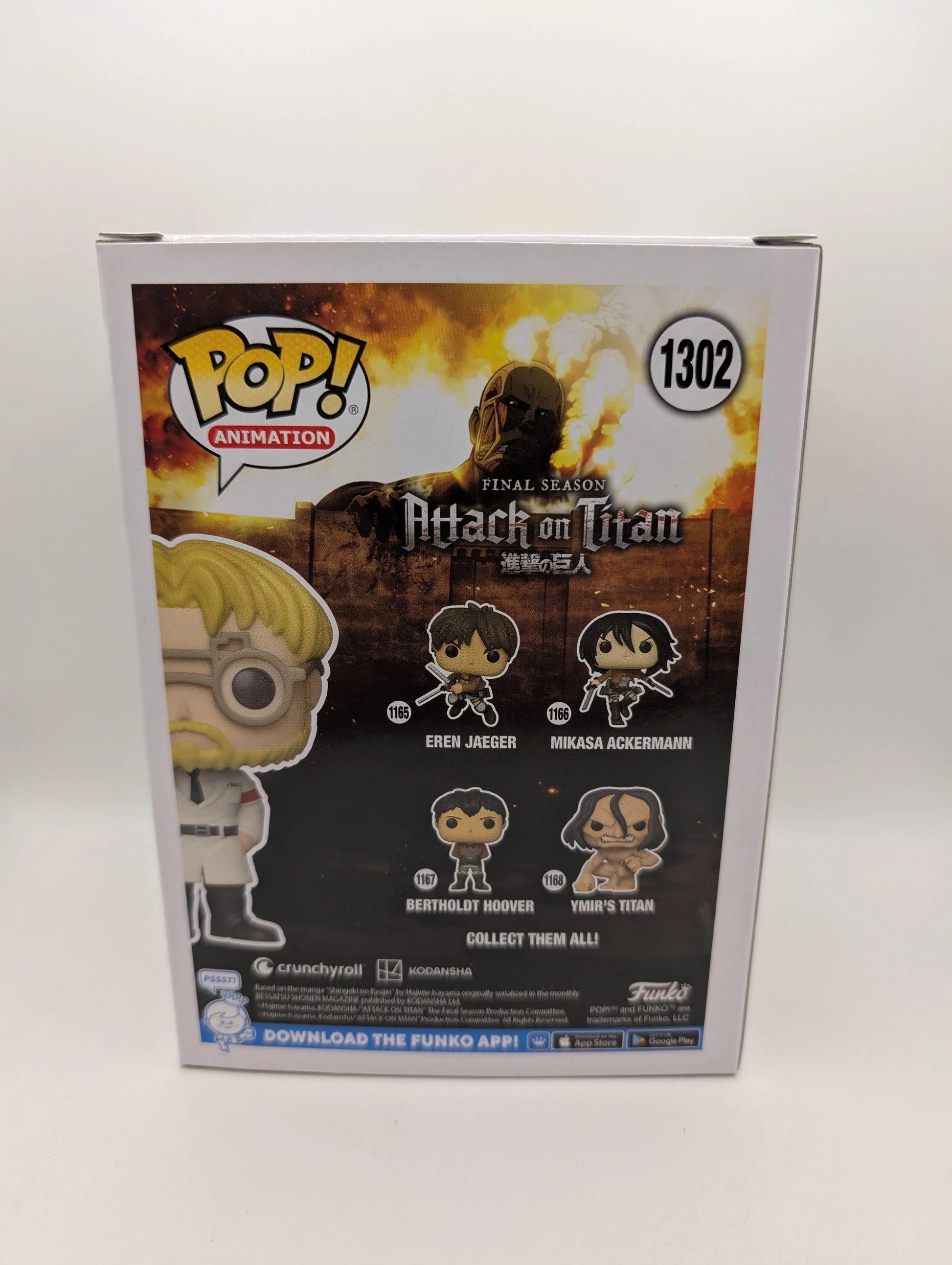 Animation Funko Pop - Zeke Jaeger - Attack on Titan - No. 1302 FRENLY BRICKS - Open 7 Days
