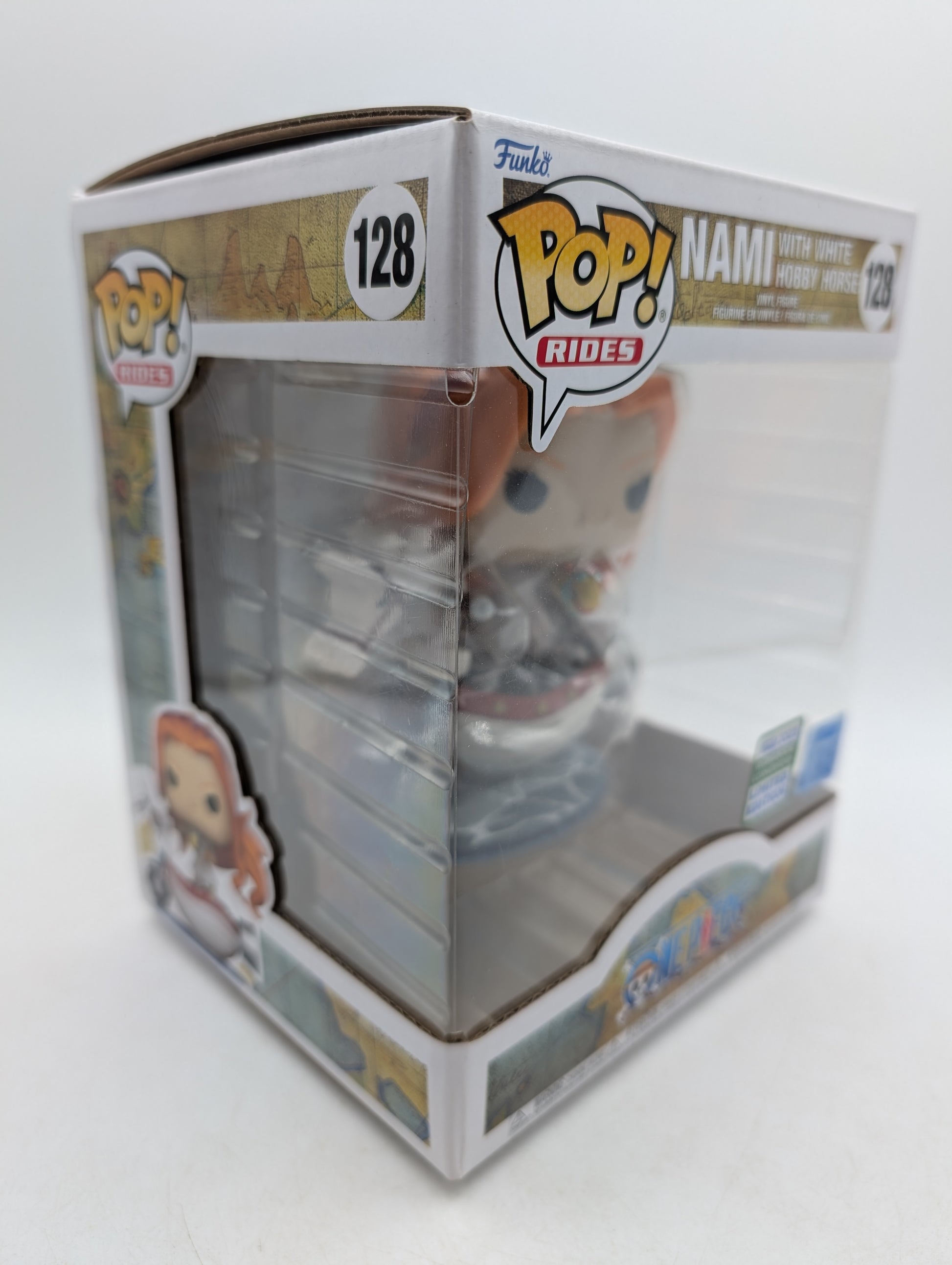Funko Pop! One Piece - Nami With White Hobby Horse "WonderCon" #128 image 10