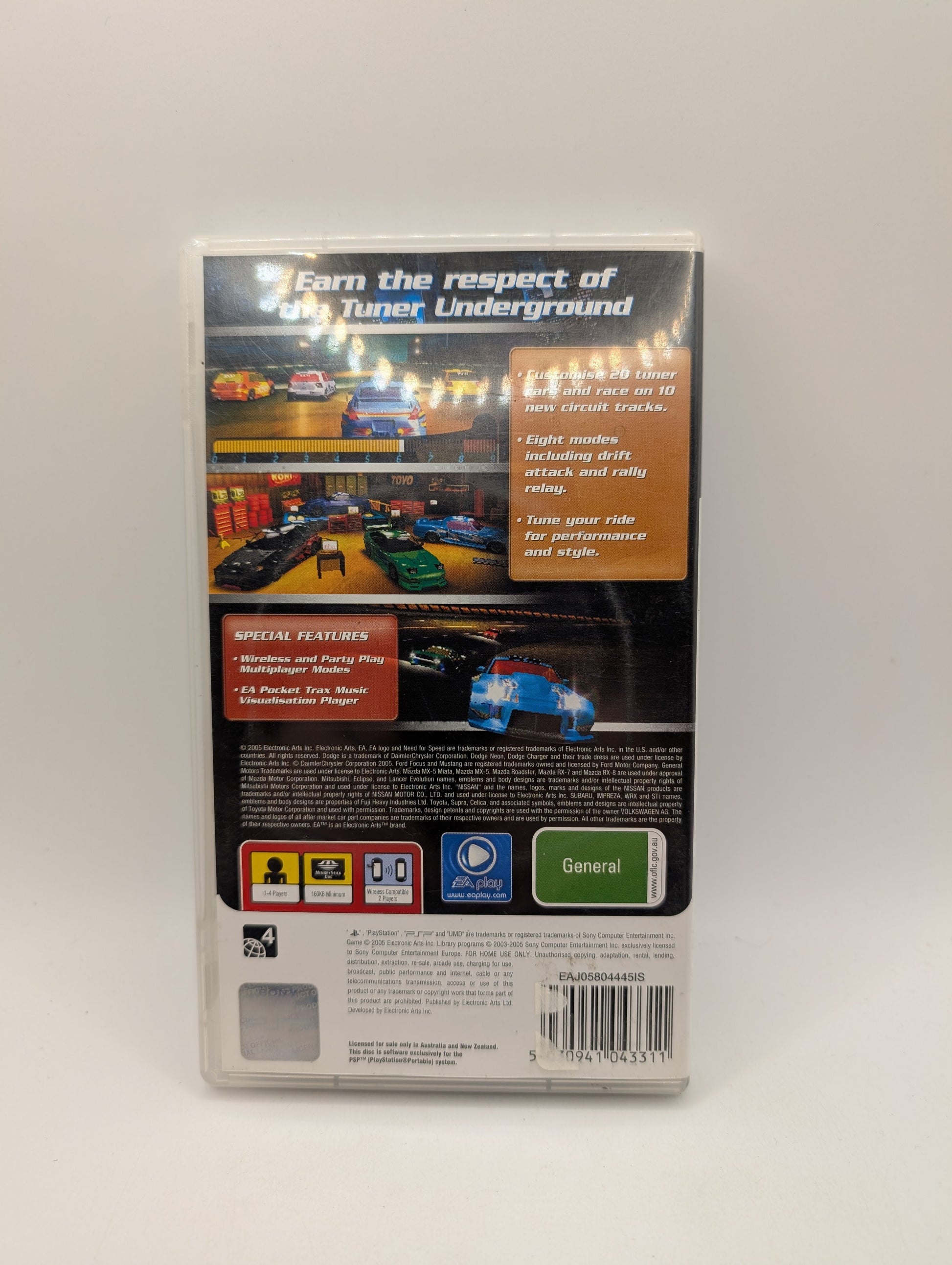 Need for Speed: Underground Rivals - PlayStation Portable (PSP, 2005 PAL) Racing FRENLY BRICKS - Open 7 Days