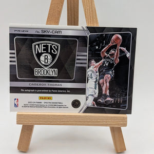 2023-24 Panini Spectra - Sky High Signatures Cameron Thomas #SKY-CAM /99 Auto. FRENLY BRICKS - Open 7 Days