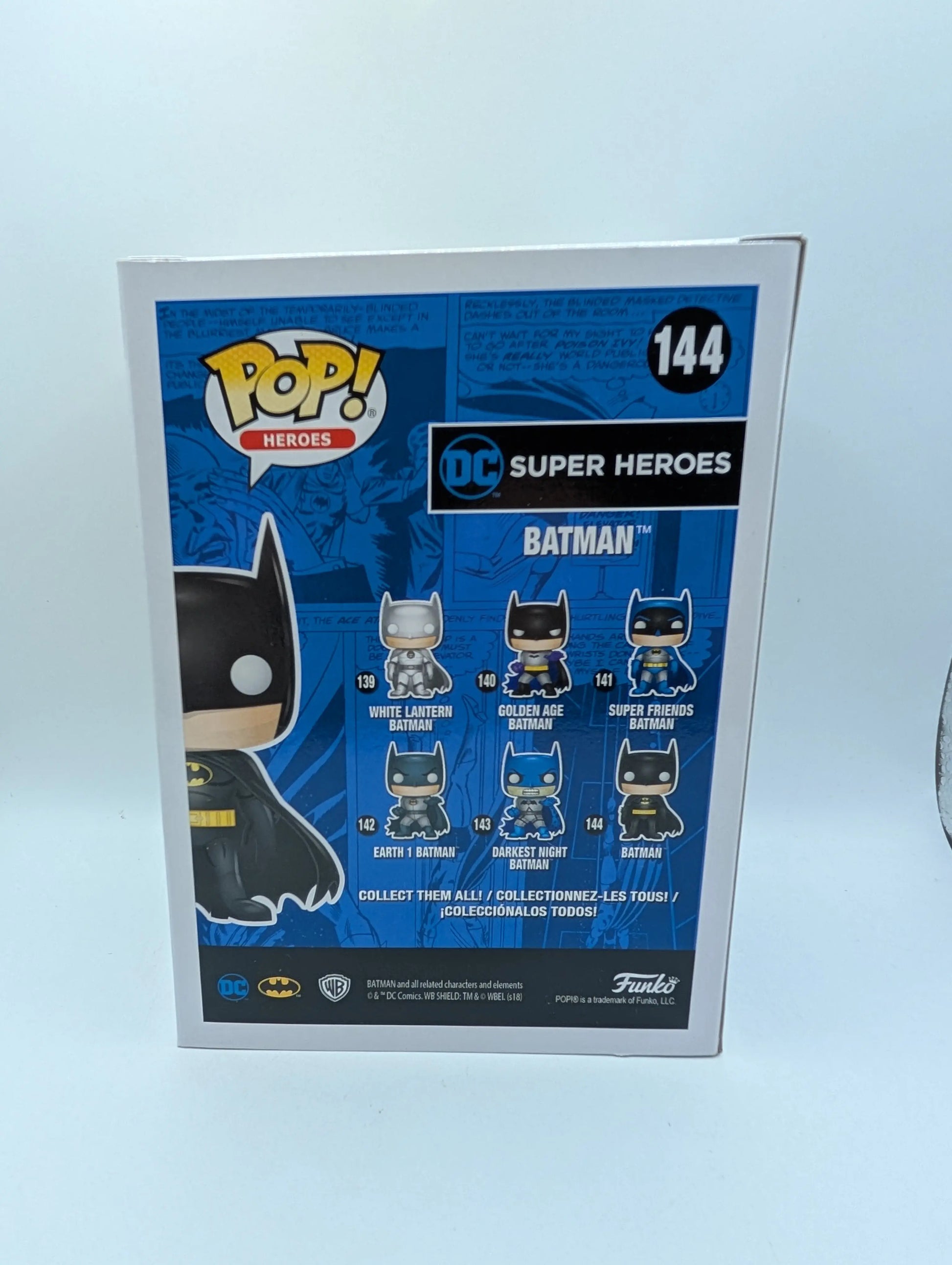 Batman 144 Orange Chrome 2018 Fall Convention Exclusive DC Funko Pop Vinyl FRENLY BRICKS - Open 7 Days