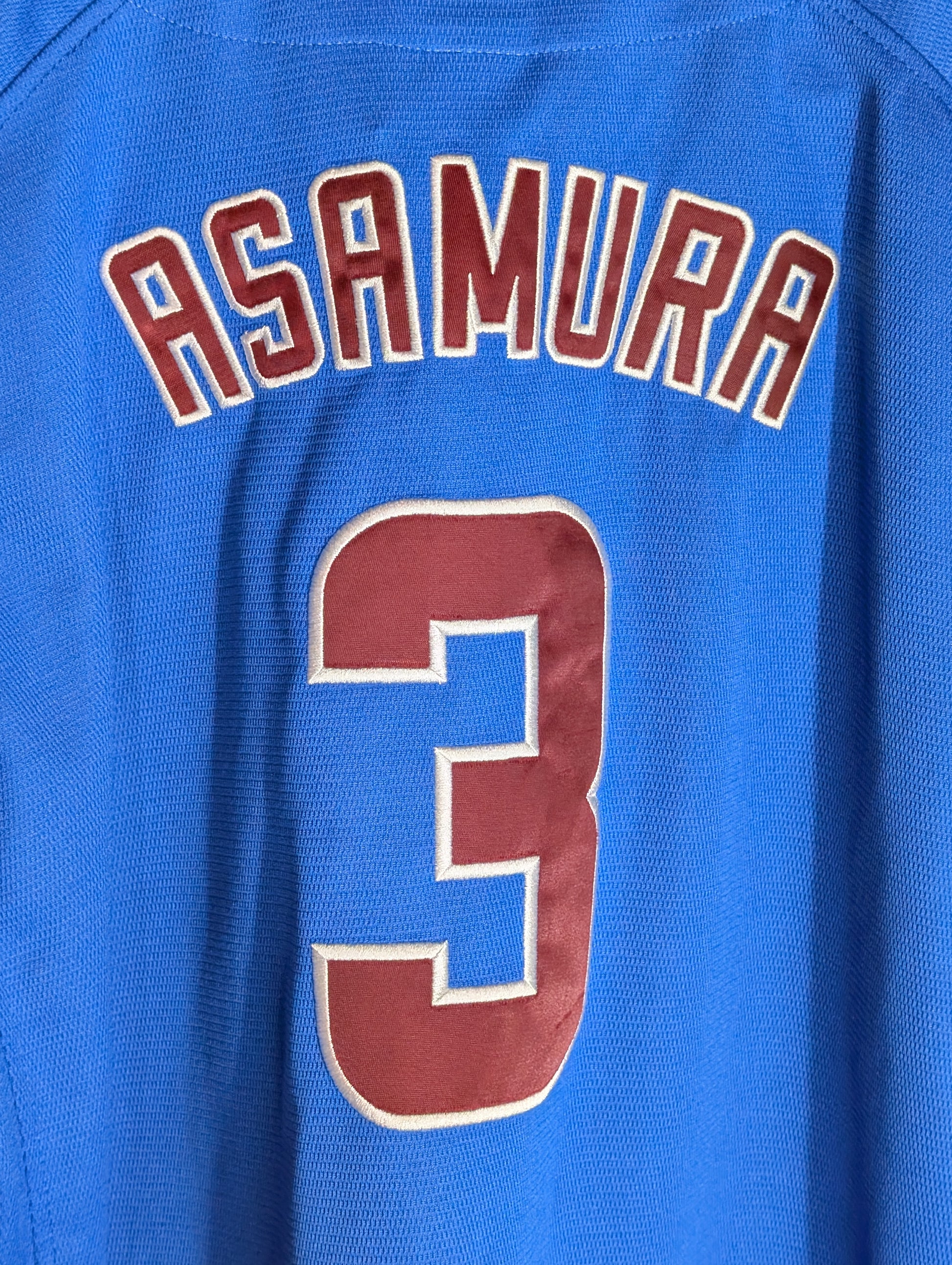 Nippon Baseball Tohoku Rakuten Golden Eagles 2019 Tohoku Blue "Asamura #3" Alternative Large Jersey