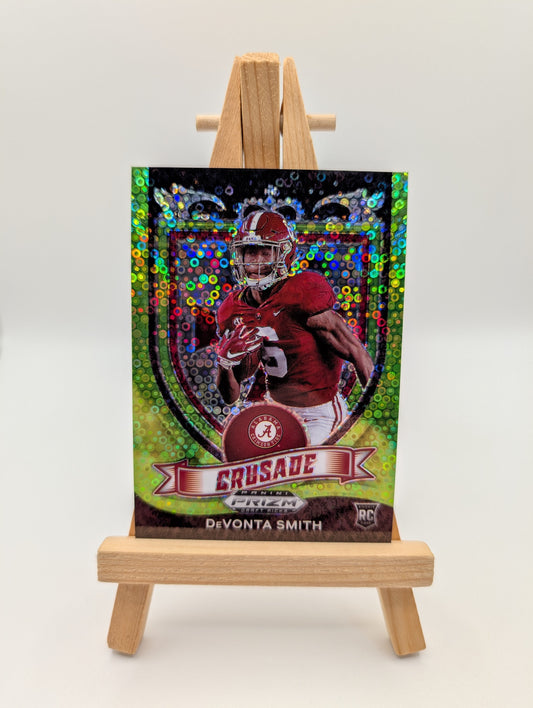 2021 Panini Prizm Draft Picks DeVonta Smith Fast Break Green /5 FRENLY BRICKS - Open 7 Days