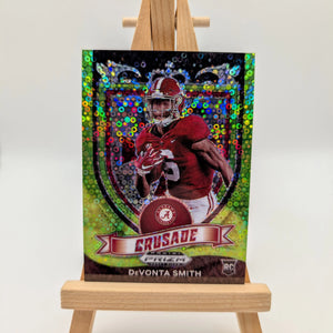 2021 Panini Prizm Draft Picks DeVonta Smith Fast Break Green /5 FRENLY BRICKS - Open 7 Days