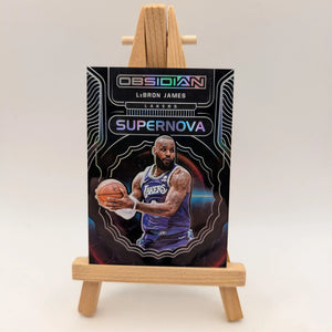 2021-22 Panini Obsidian Lebron James Supernova /99 Lakers SP FRENLY BRICKS - Open 7 Days