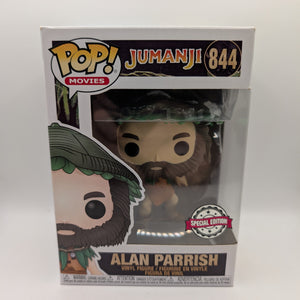 Alan Parrish Jumanji Robin Williams Funko Pop! Vinyl #844 Special Edition FRENLY BRICKS - Open 7 Days