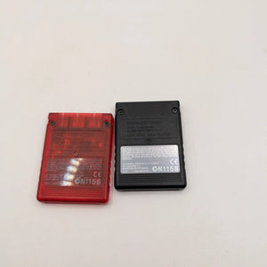 Sony Magic Gate PS2 Memory Card PlayStation 2 8MB SCPH 10020 Clear Red + Black FRENLY BRICKS - Open 7 Days
