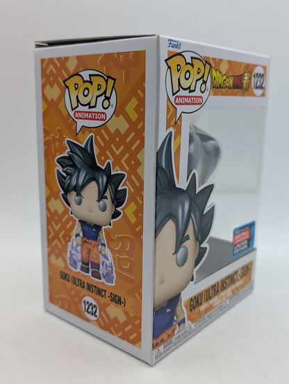 Funko Pop! Dragon Ball Goku Ultra Instinct Sign #1232 2022 Fall NYCC